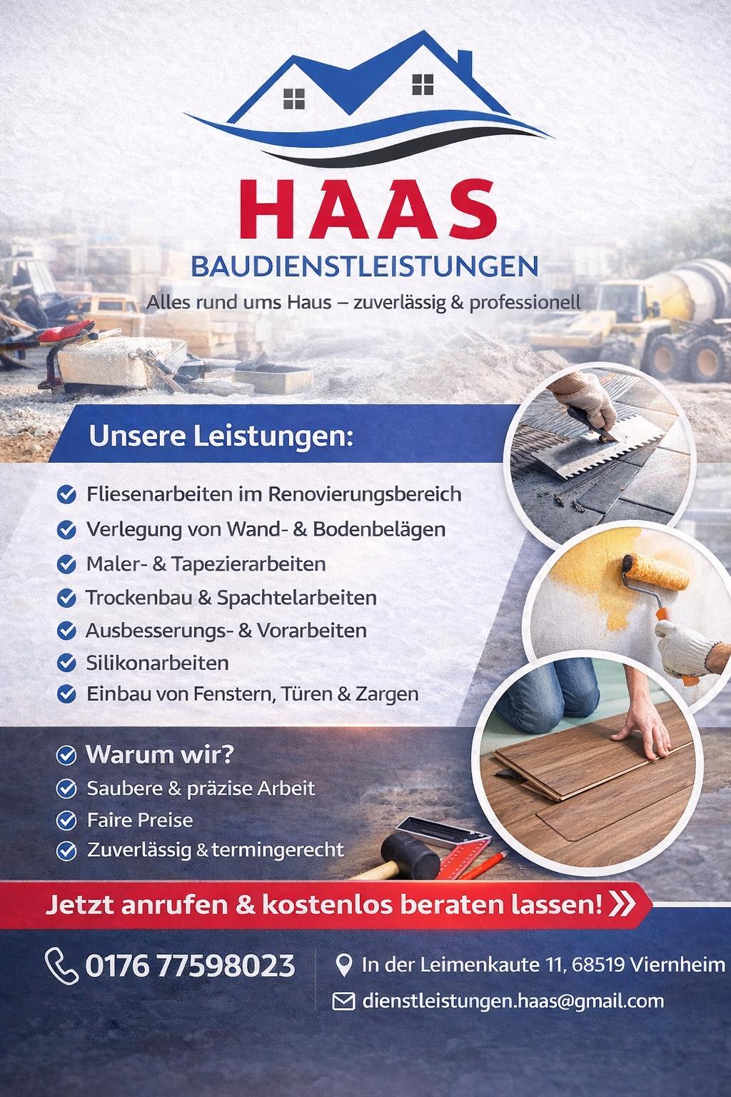 HAAS Baudienstleistungen - Naslovna